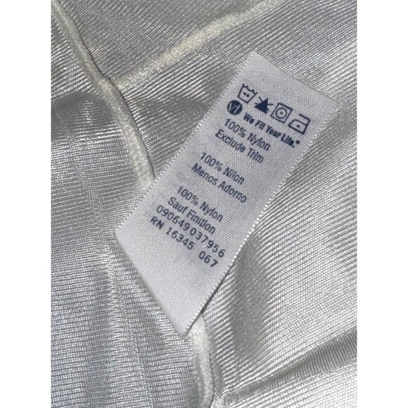 Vintage Vassarette Ivory Lace Trim Nylon Full Slip Dress Size 42 Adjustable Stra - Picture 3 of 8